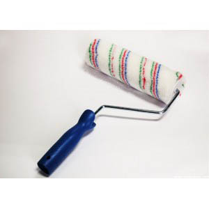 086 Acrylic tricolor paint roller brush