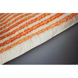 FB 013 Double orange strips chinlon roller fabric